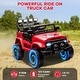 preview thumbnail 23 of 39, 12V Kids Ride on Truck, Ride on Jeep Car with Remote Control