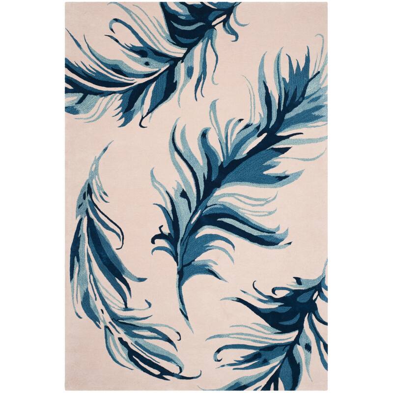 SAFAVIEH Handmade Allure Njomza Modern Floral Wool Rug
