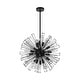 preview thumbnail 15 of 28, 18-Light Modern Large Round Sputnik Globe Chandelier Orb Starburst Firework Living Room Chandelier