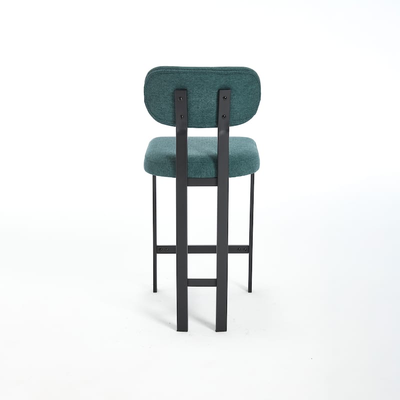 Upholstered Counter Height Bar Stools Side Chairs Set of 2