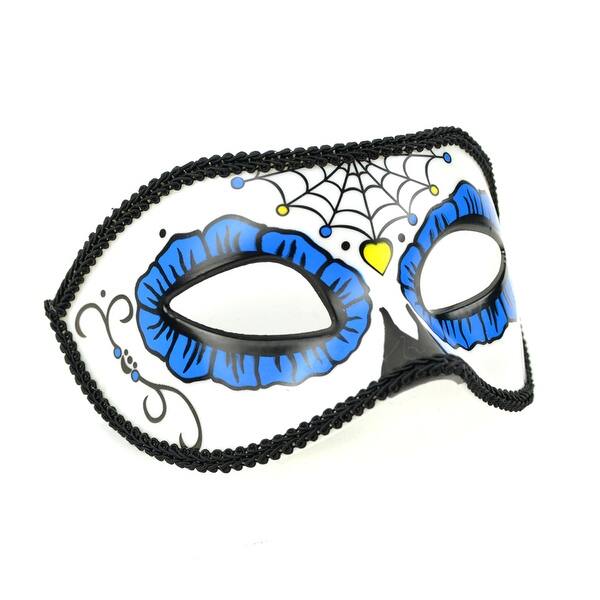 day of the dead half mask
