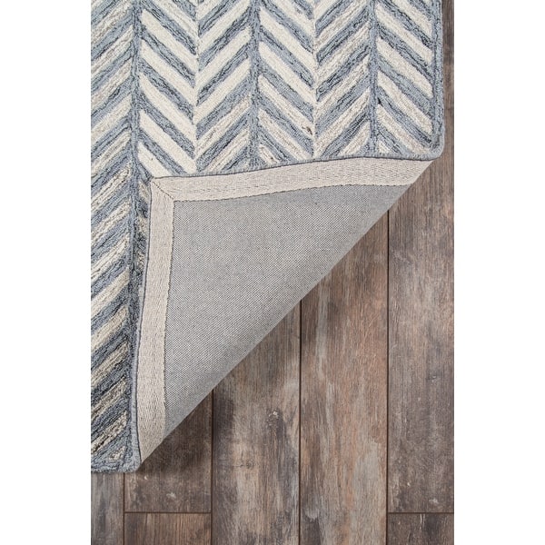 Momeni Cortland Hand Tufted Wool Grey Area Rug 8 X 10 Momeni Cortland Hand Tufted Wool