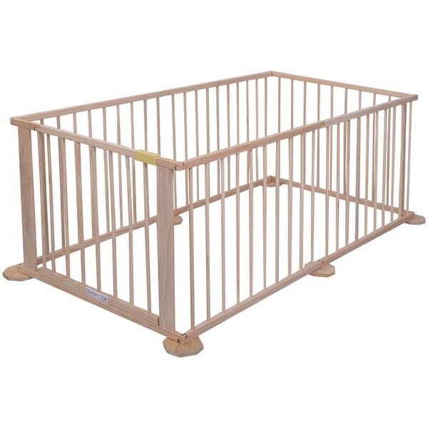 costway baby playpen wooden