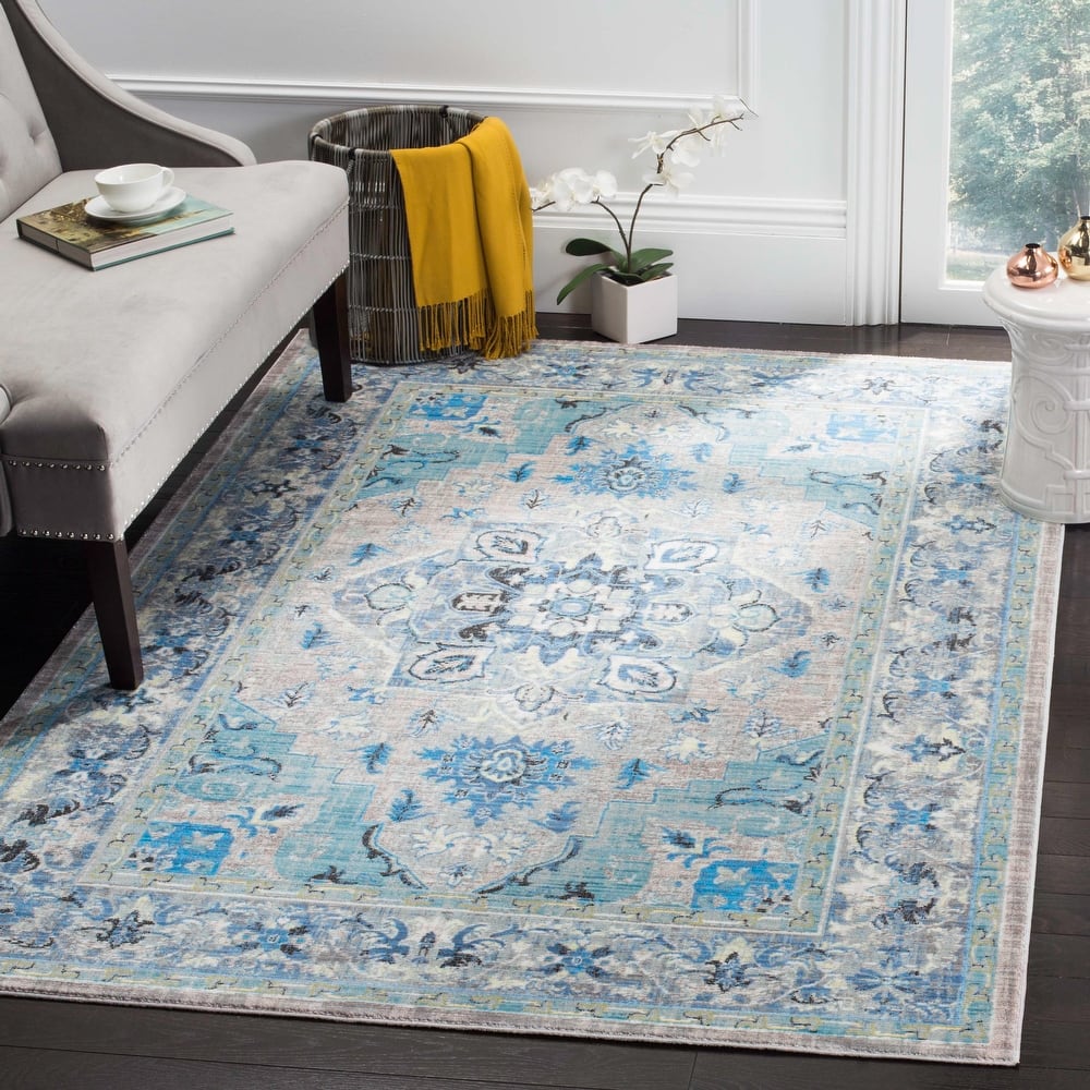 SAFAVIEH Claremont Lieve Vintage Boho Oriental Polyester Rug