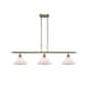 Option Matte White / Antique Brass
