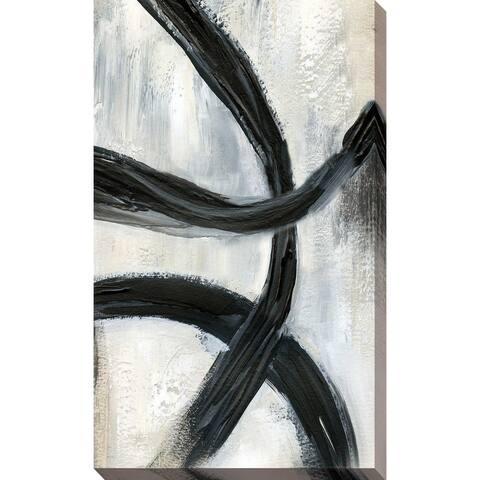 "Abstract Rings II" by Nan Print on Canvas