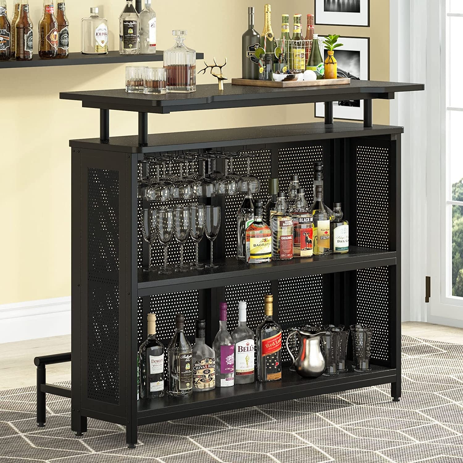 Wine tables best sale and racks