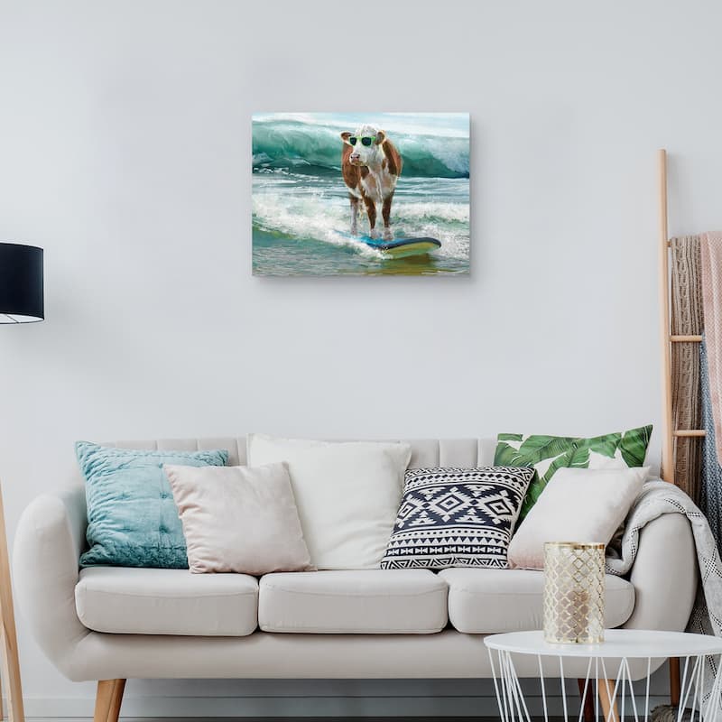 Surf & Turf by Studio Arts Canvas Art Print