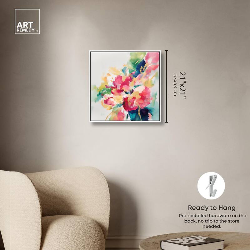Essence of a Flower I Canvas by Art Remedy