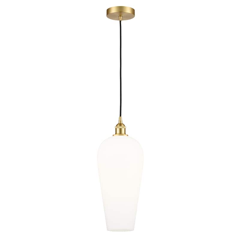Innovations Lighting Endless Possibilities Edison - Chelsea - 1 Light 8" Cord Hung Mini Pendant - Satin Gold/White