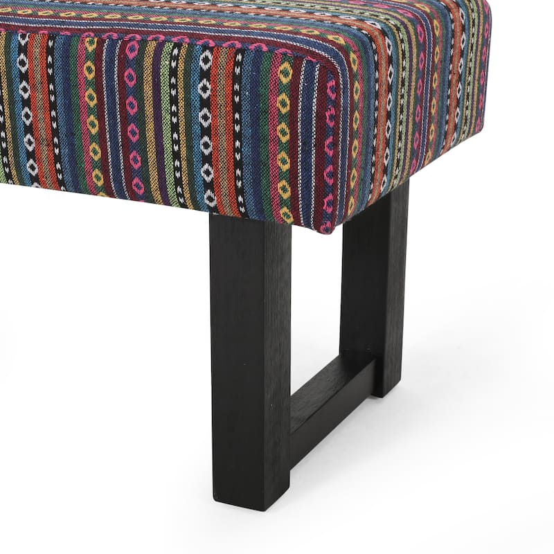 Ashford Boho Fabric Bench by Christopher Knight Home