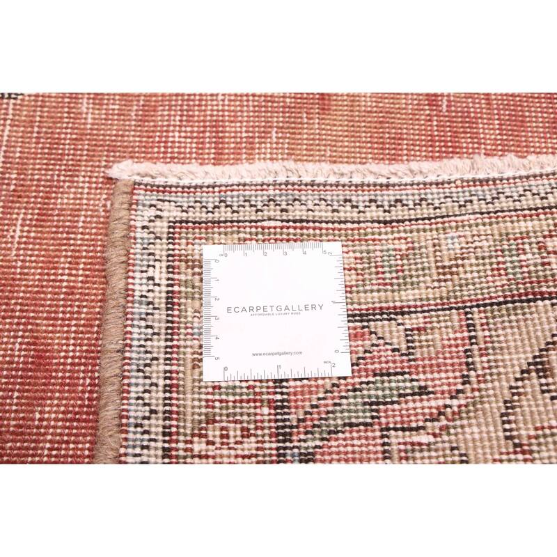 ECARPETGALLERY Hand-knotted Antalya Vintage Dark Copper Wool Rug - 5'9 x 9'1