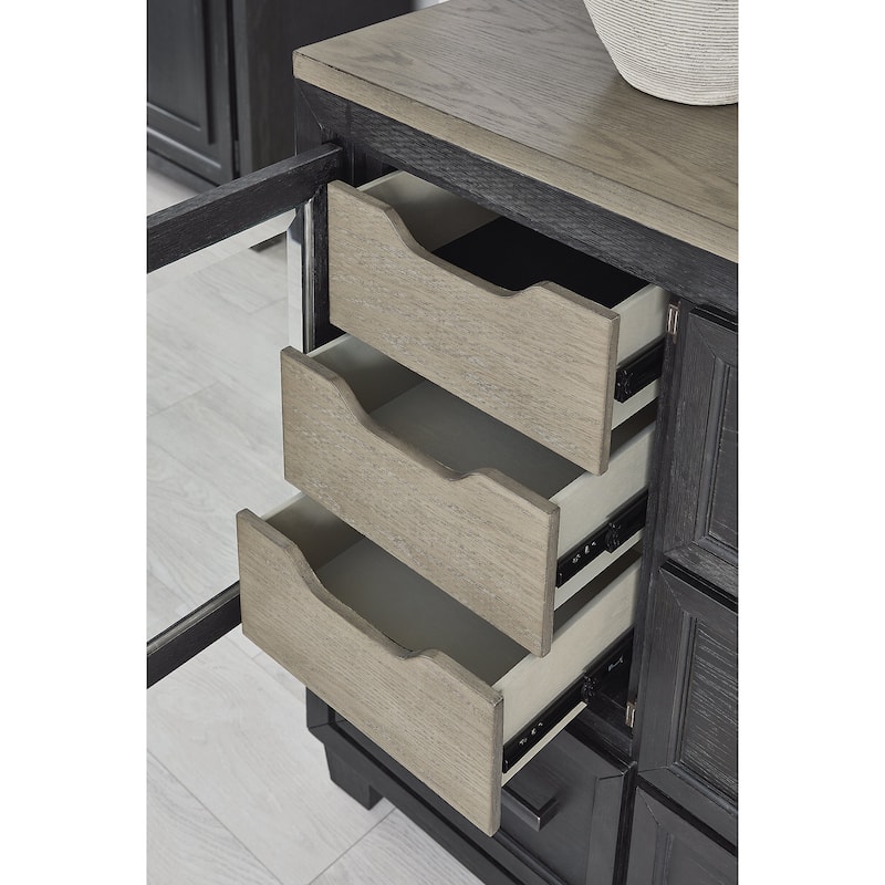 Signature Design by Ashley Foyland Black/Brown Dresser