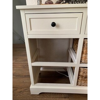 Shop Safavieh Cape Cod 6-Drawer Cream Storage Unit - 29.9 ...