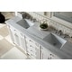 preview thumbnail 34 of 32, James Martin Vanities Bristol 72" Double Vanity, Bright White
