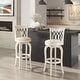 preview thumbnail 3 of 19, Rovinj Scroll Back Swivel Bar Stool