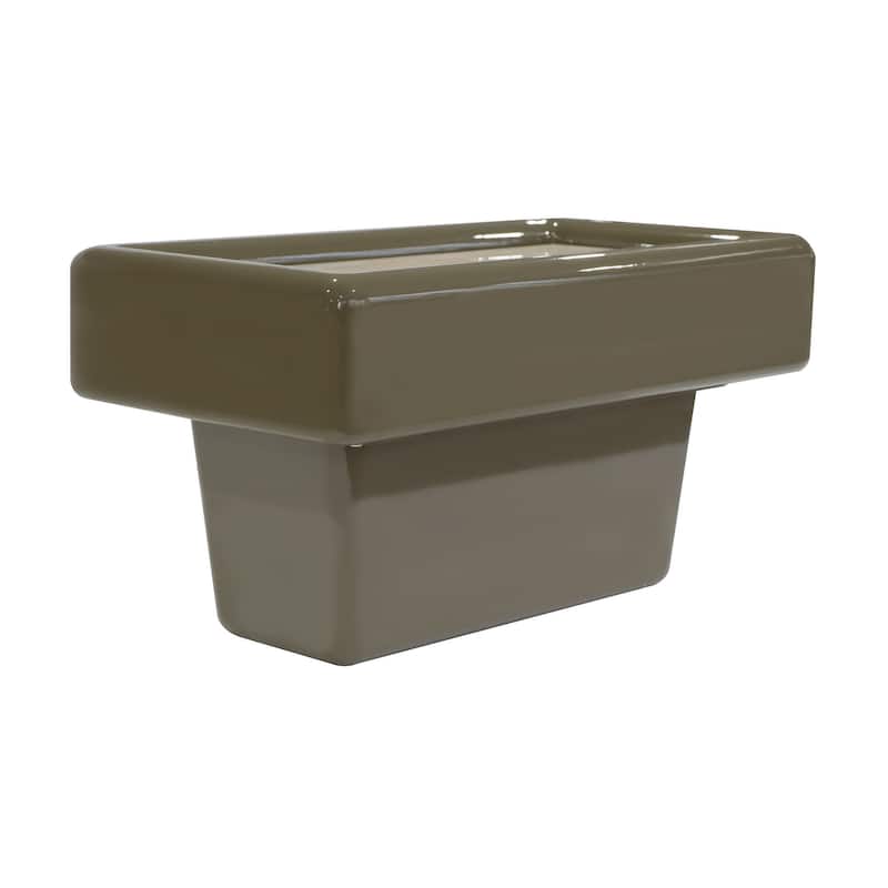 Gattis Home High Glossy Marble End Table