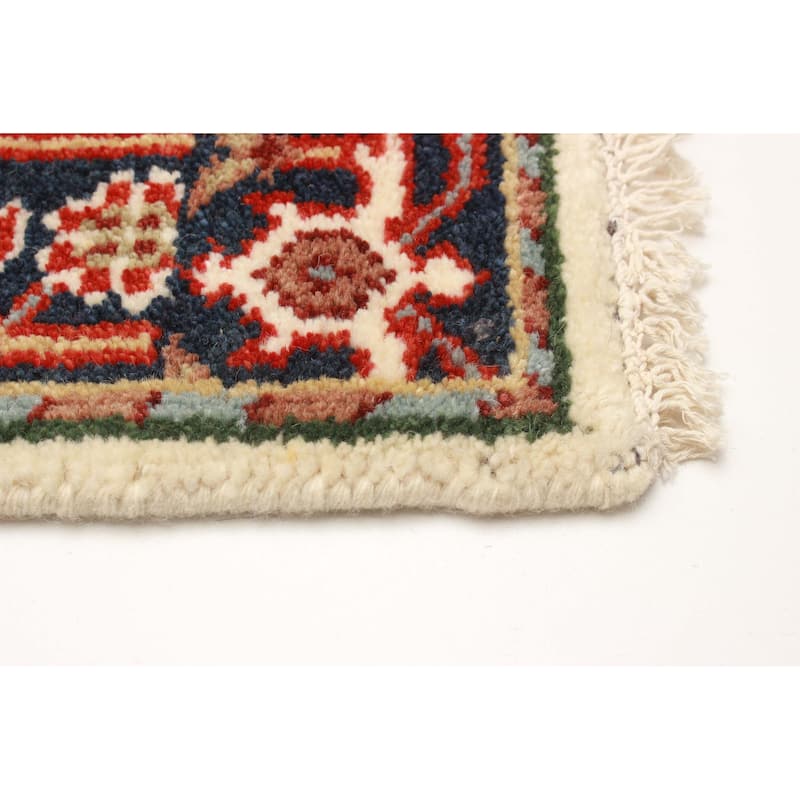 ECARPETGALLERY Hand-knotted Serapi Heritage Cream Wool Rug - 2'6 x 15'5