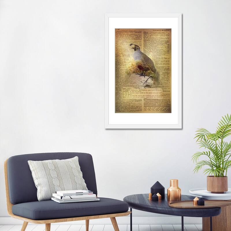 iCanvas "Q - Quail" by 5by5collective