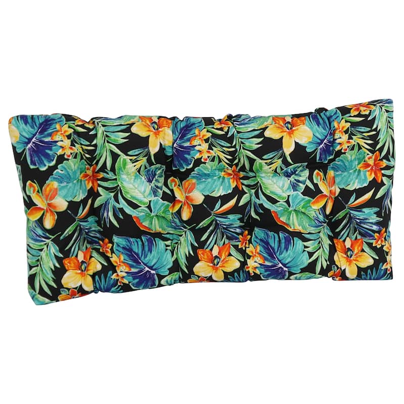 42-inch by 19-inch Tufted Indoor/Outdoor Loveseat/Bench Cushion - 19" x 42"