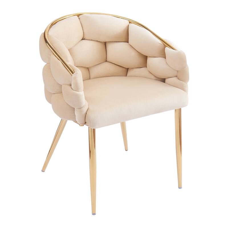 Handmade Accent Chair Balcony Chair Velvet Armchair Dining Chair