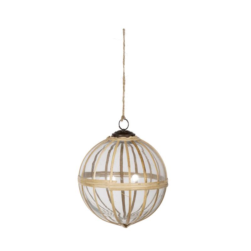 D5" X-Mas Hanging Ornament, Decorative Hanging Ball Christmas Tree Ornaments for Holiday Party Decorations, Set of 2