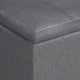 preview thumbnail 81 of 83, WYNDENHALL Townsend 17 inch Wide Contemporary Square Storage Ottoman