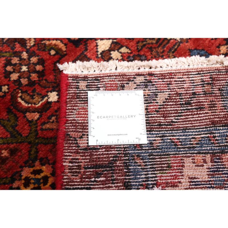 ECARPETGALLERY Hand-knotted Andelz Red Wool Rug - 3'3 x 9'0