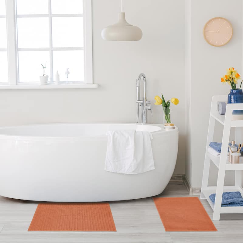 Superior Eco-Friendly Soft and Absorbent Bath Mat (set of 2)
