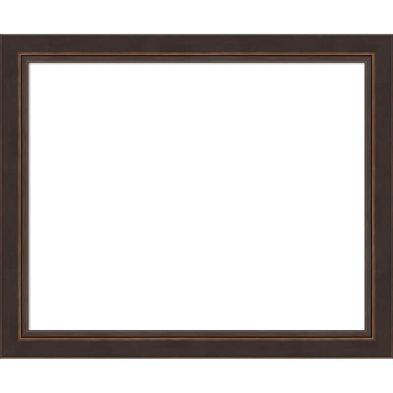 Amanti Art Lara Bronze Framed Dry Erase Magnetic Board