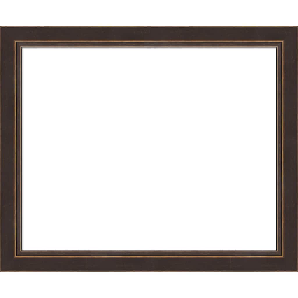 Amanti Art Lara Bronze Framed Dry Erase Magnetic Board