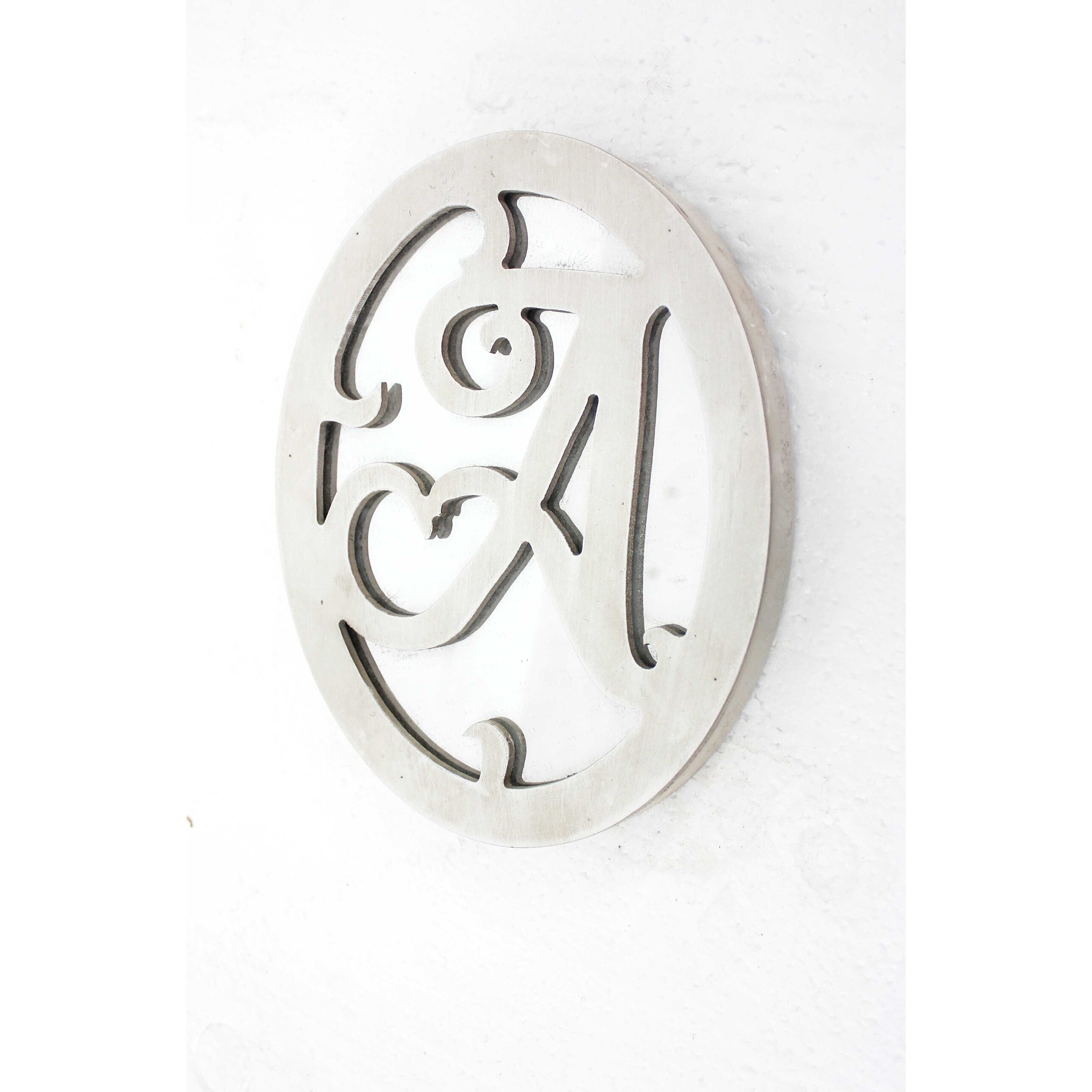 Shop Cottage Style Artistic Letter A Patterned White Wall Decor