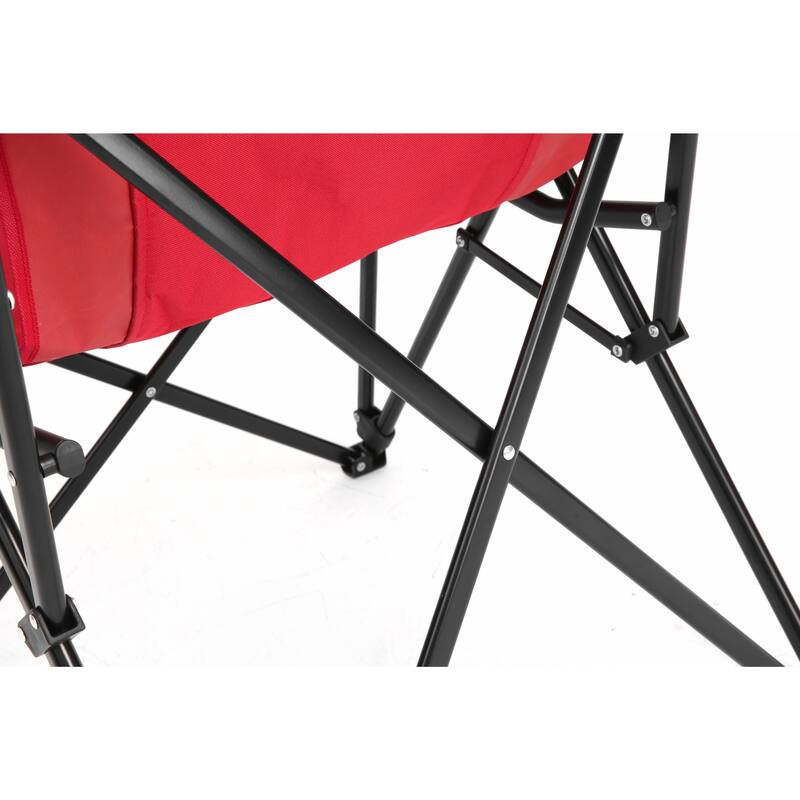 Portable Folding Lounge Chair with Cup Holder - Breathable & Durable
