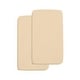 preview thumbnail 32 of 38, BreathableBaby All-in-One Fitted Sheet & Waterproof Cover for 36" x 18" Cradle Mattress (2-Pack) Beige