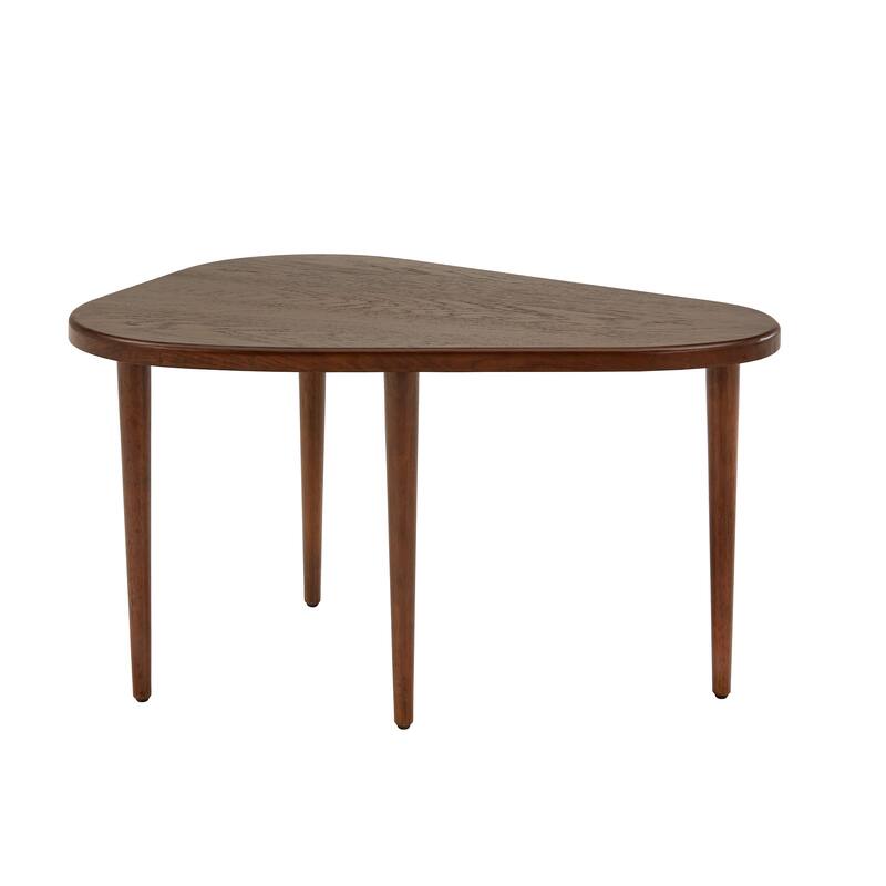 Tirana Wood Finish Teardrop Nesting Coffee Tables by iNSPIRE Q Modern