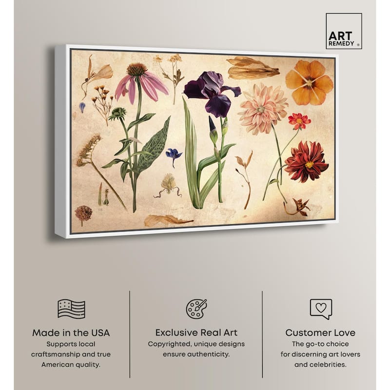 Floral Selection II Canvas by Art Remedy