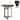 Foldable Dining Table 31.5" Triangular Small Kitchen Table for 2