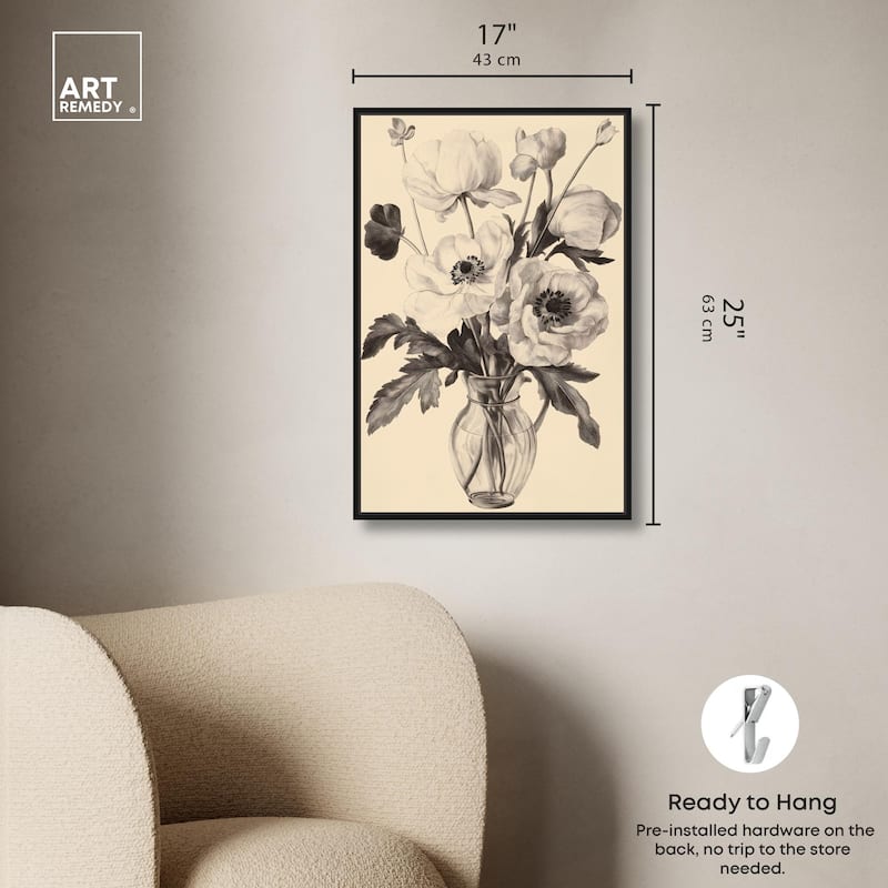 Herbarium's Hush III Canvas by Art Remedy