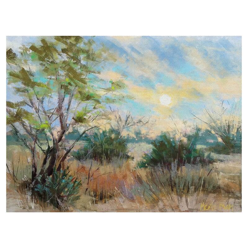 Texas Sunrise by Nancie King Mertz Canvas Art Print