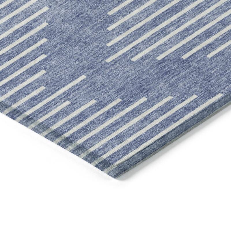 HomeRoots Geometric Transitional Rectangle Outdoor Rug