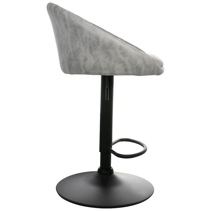 2 Piece Cloth Adjustable Bar Stools