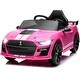 preview thumbnail 3 of 23, Funtok GT02A Kids' Ride On Car 12V Battery with Realistic Mustang Design GT5100 Pink