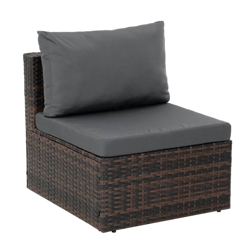 Outdoor Wicker Weaving Conversation Combo Set of 5