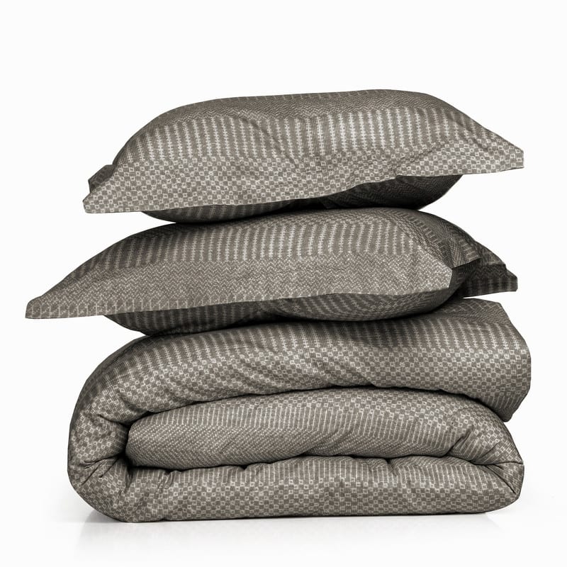 Farm to Home Terrain Cotton Duvet Cover Set Rug Print, 3-Piece Set - King - Cal King - Coastal