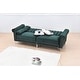 preview thumbnail 23 of 78, Legend Furniture Covertible Velvet Sofa Bed Sleeper