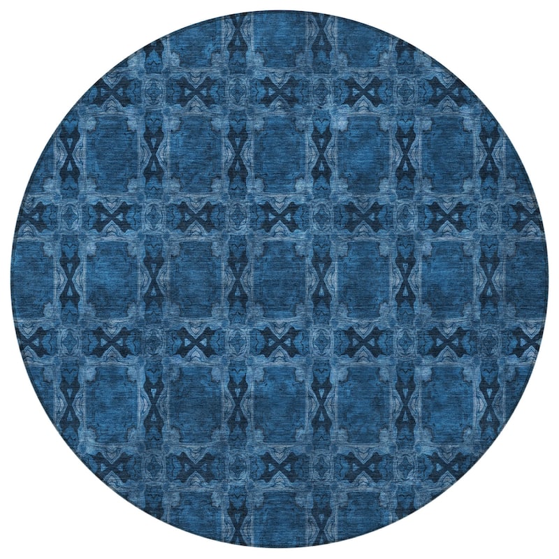 Almix Lush Floral Weather Resistant Versatile Elegance Outdoor Rug