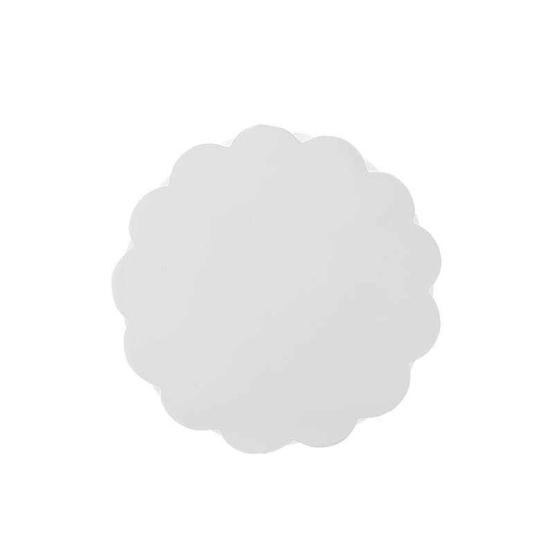 Christopher Knight Home - Modern Handmade 13" Lightweight MgO Geometric Accent Side Table for Indoor and Outdoor Use