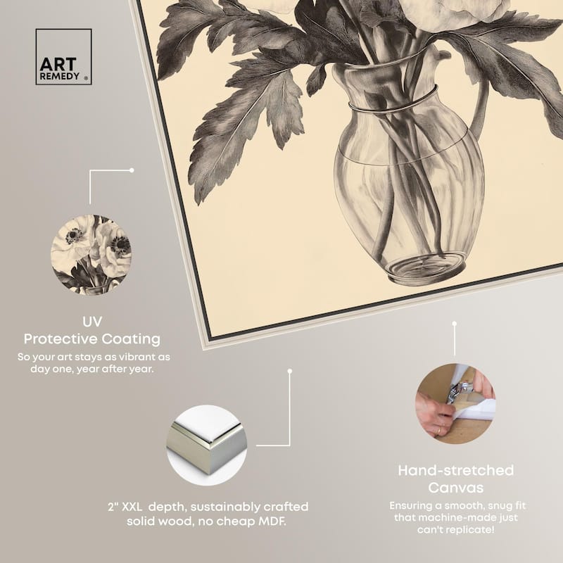 Herbarium's Hush III Canvas by Art Remedy