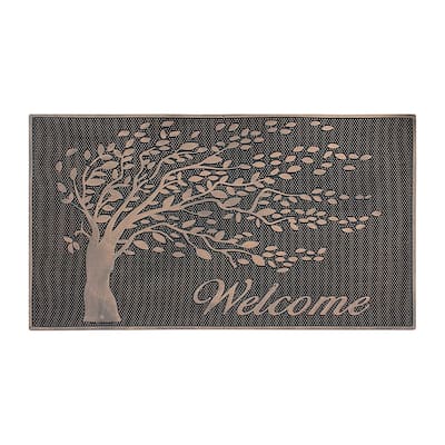 A1HC Rubber Pin 18” X 30” for Outdoor Entrance, Fun Designed Floor, Welcome Mats for Front Door Indoor Non-Slip Backing