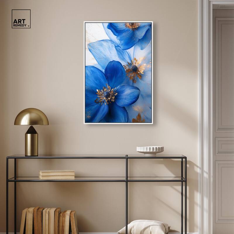 Twilight Teal Tint I Canvas by Art Remedy